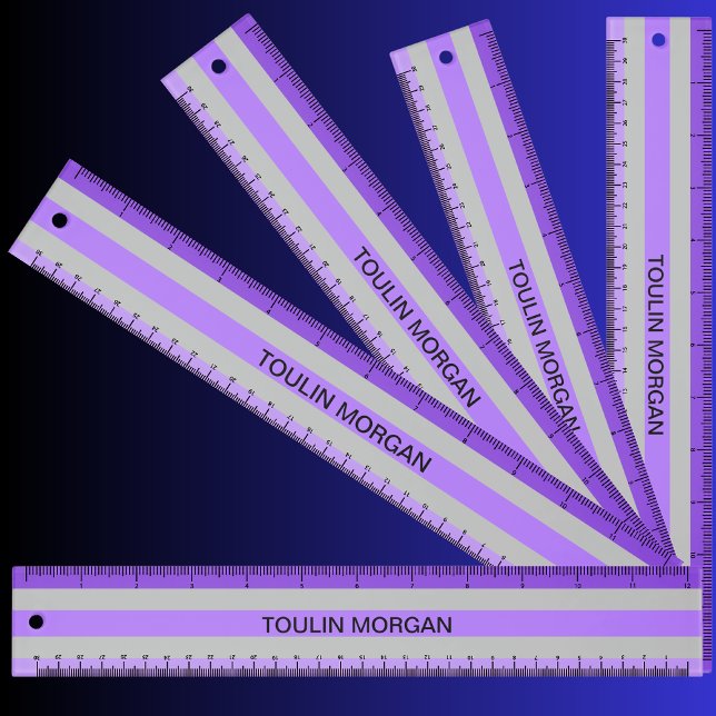 Personalized Colorful Abstract Pattern Ruler (Creator Uploaded)