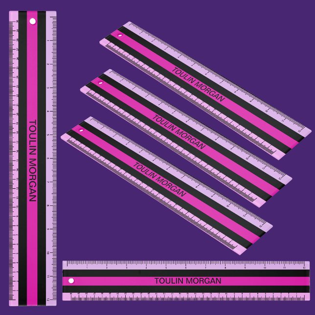 Personalized Colorful Abstract Pattern Ruler (Creator Uploaded)