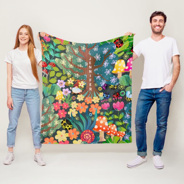 Personalized Colorful Blanket for Kids (In Situ)