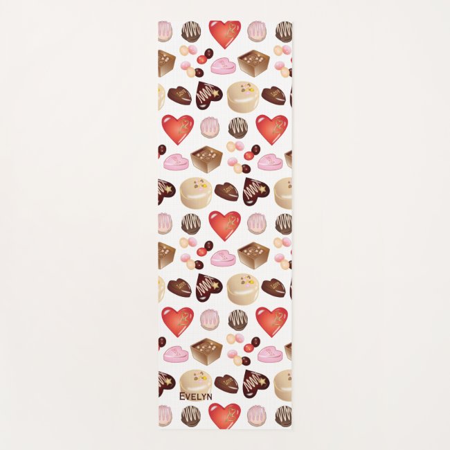 Personalized Colorful Chocolate Candy Pattern