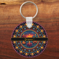 Personalized Colorful Diwali Festival Mandala