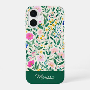 Personalized Colorful Floral Garden Phone Case