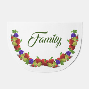 Personalized Colorful Fruit Themed Kitchen Towel