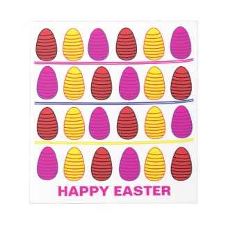 Personalized Colorful Happy Easter Eggs Pattern   