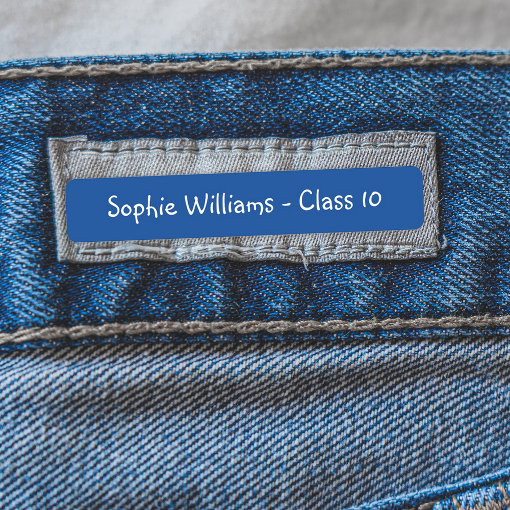 Personalized Colorful Kids Back To School Clothes Labels | Zazzle