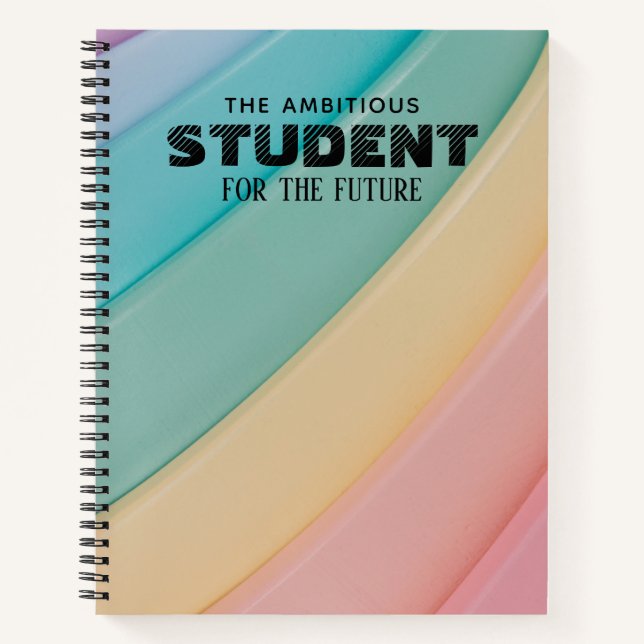 Personalized Colorful Notebook (Front)