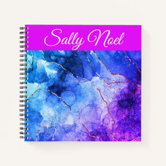 Personalized colorful notebook