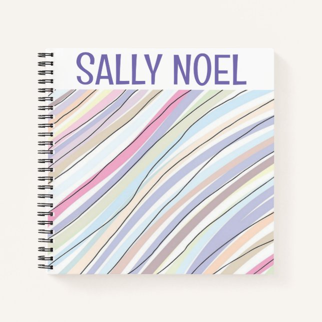 Personalized colorful notebook (Front)