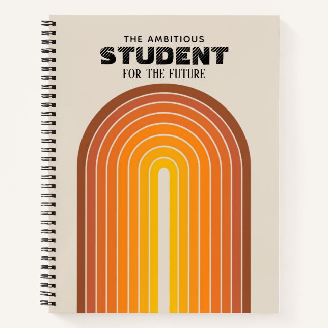 Personalized Colorful Notebook (Front)