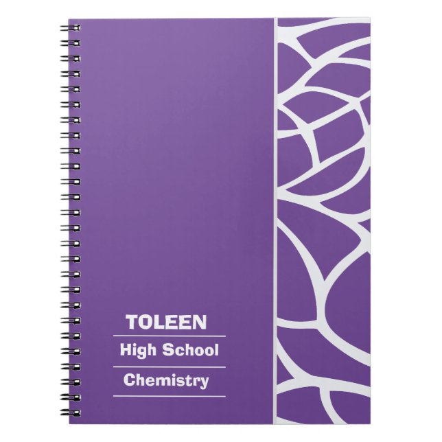 Personalized Colorful Pattern                  Not Notebook (Front)