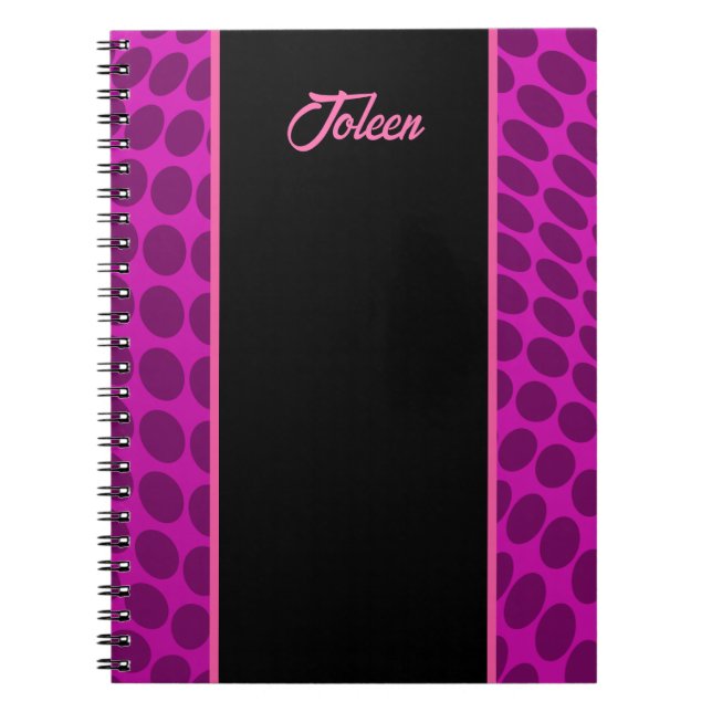 Personalized Colorful Pattern                  Not Notebook (Front)