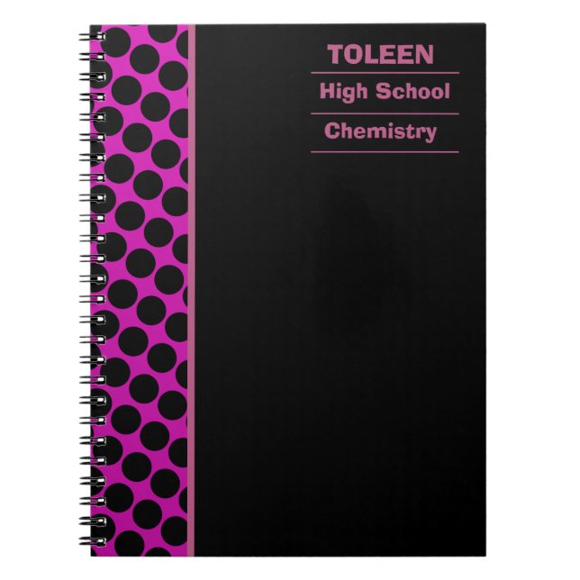 Personalized Colorful Pattern                  Notebook (Front)