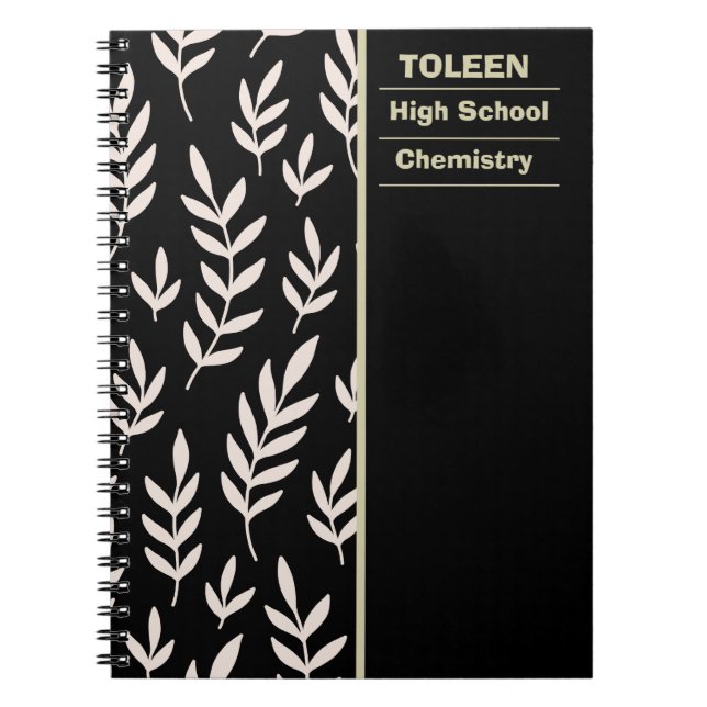 Personalized Colorful Pattern                  Notebook (Front)