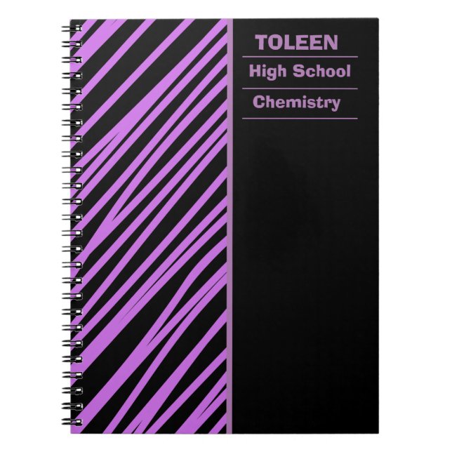 Personalized Colorful Pattern                  Notebook (Front)
