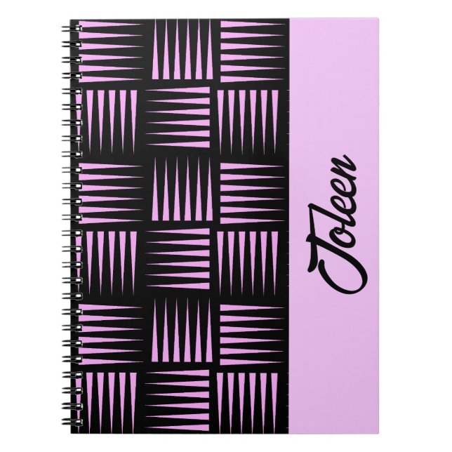 Personalized Colorful Pattern                  Notebook (Front)