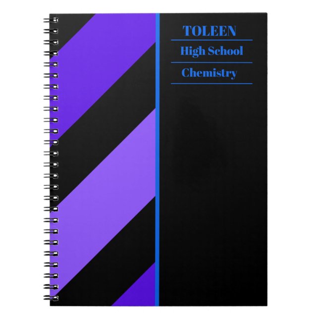 Personalized Colorful Pattern                  Notebook (Front)