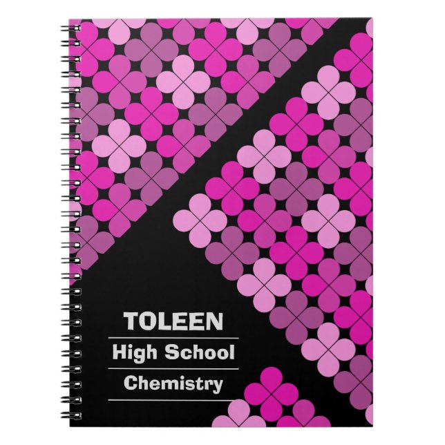 Personalized Colorful Pattern                  Notebook (Front)