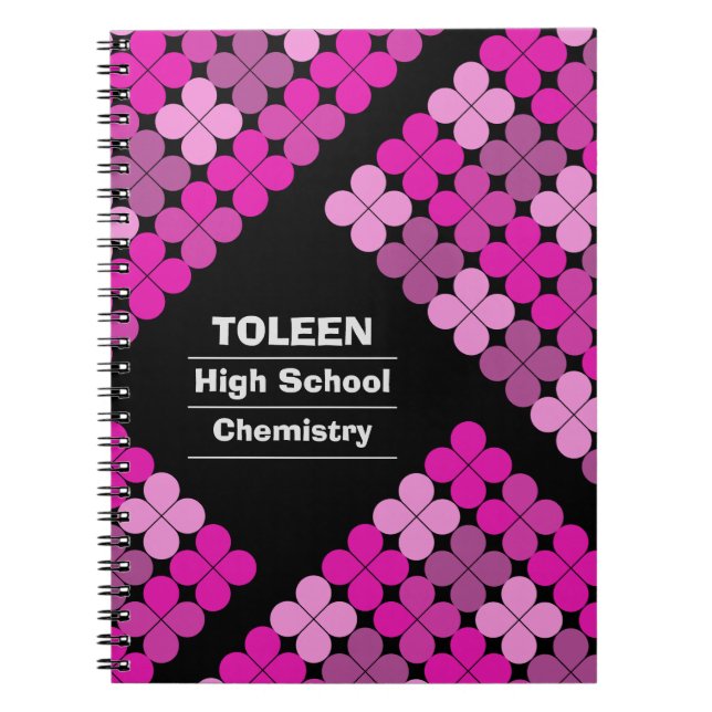 Personalized Colorful Pattern                  Notebook (Front)