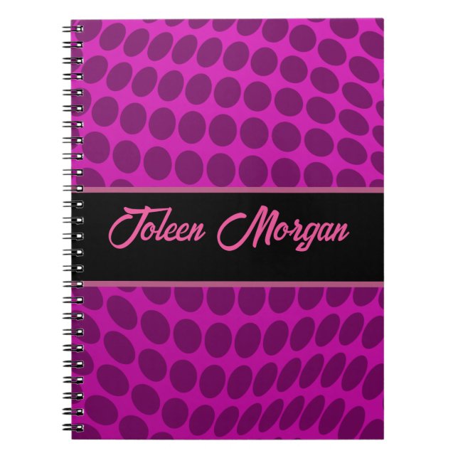 Personalized Colorful Pattern                  Notebook (Front)