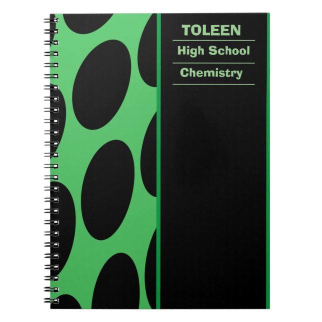 Personalized Colorful Pattern                  Notebook (Front)