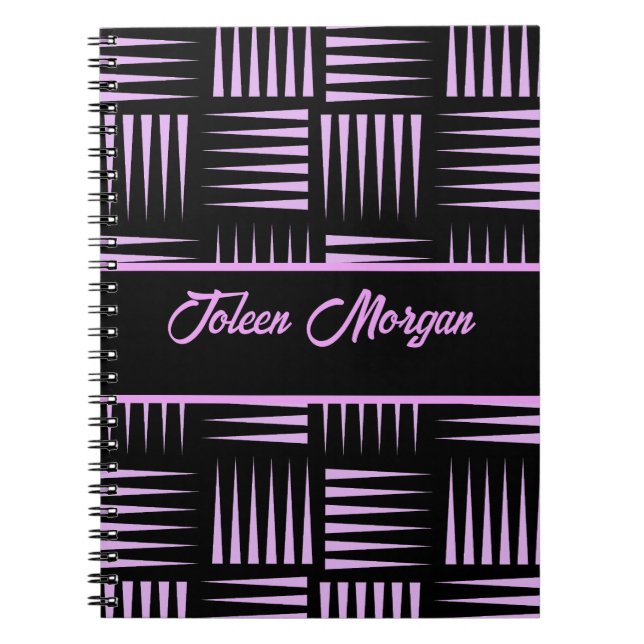 Personalized Colorful Pattern                  Notebook (Front)