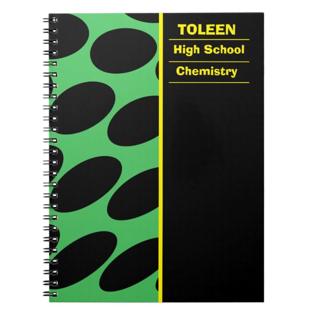 Personalized Colorful Pattern                  Notebook (Front)