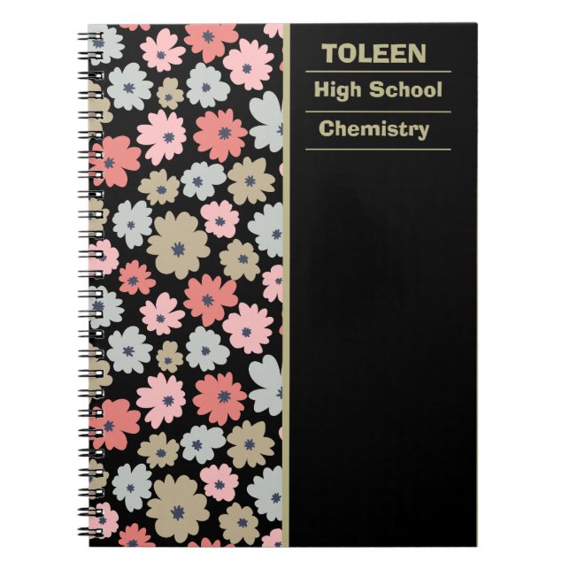Personalized Colorful Pattern                  Notebook (Front)