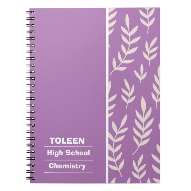 Personalized Colorful Pattern                  Notebook (Front)