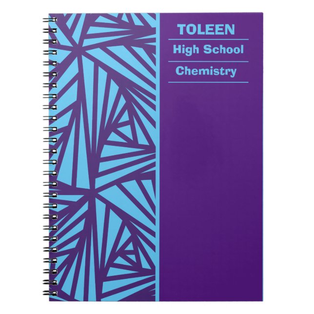 Personalized Colorful Pattern                  Notebook (Front)