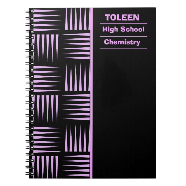 Personalized Colorful Pattern                  Notebook (Front)