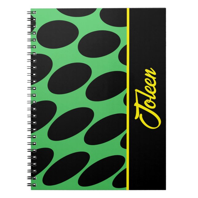 Personalized Colorful Pattern                  Notebook (Front)