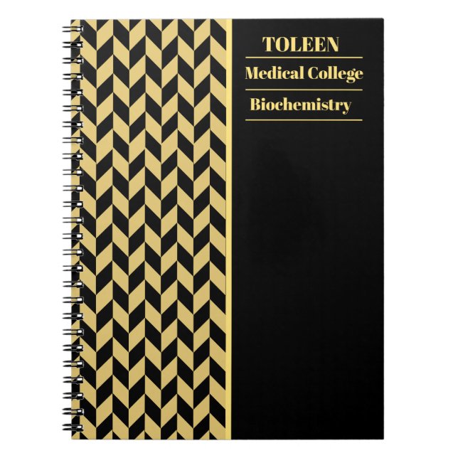 Personalized Colorful Pattern                  Notebook (Front)