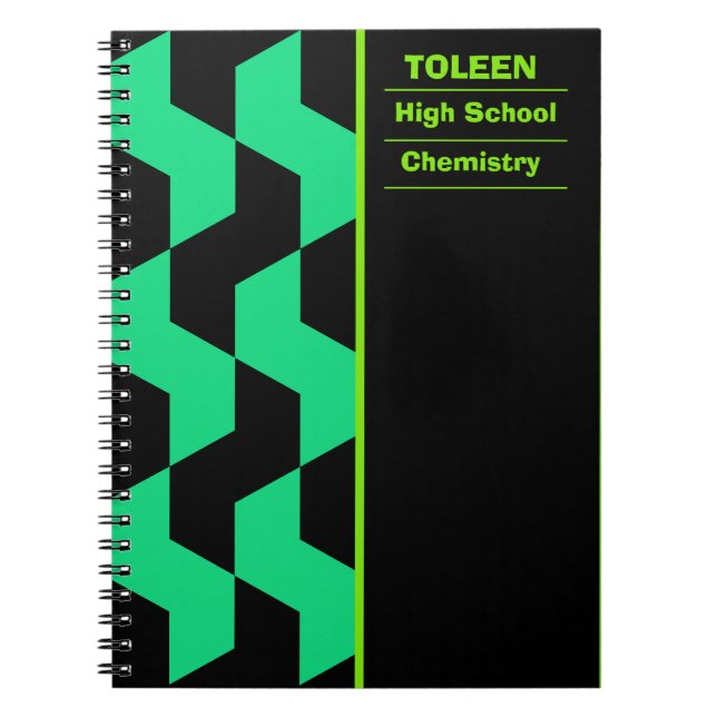 Personalized Colorful Pattern                  Notebook (Front)