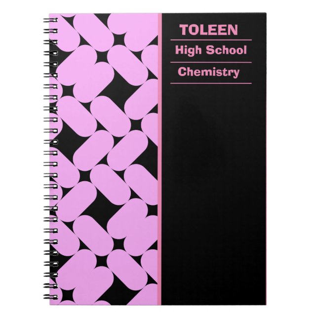 Personalized Colorful Pattern                  Notebook (Front)