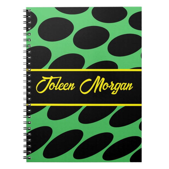 Personalized Colorful Pattern                  Notebook (Front)