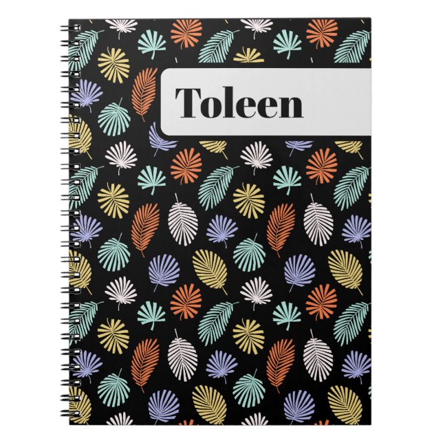 Personalized Colorful Pattern                  Notebook (Front)