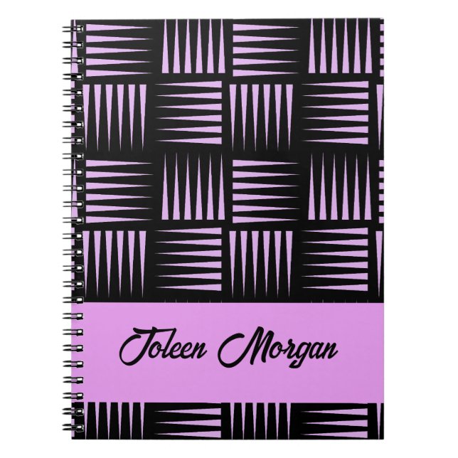 Personalized Colorful Pattern                  Notebook (Front)