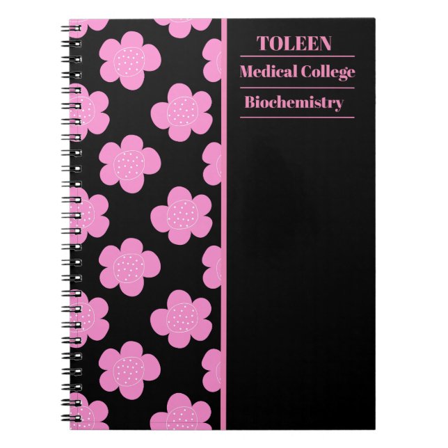 Personalized Colorful Pattern                  Notebook (Front)
