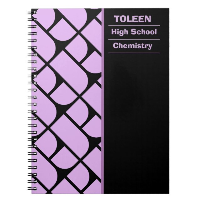 Personalized Colorful Pattern                  Notebook (Front)