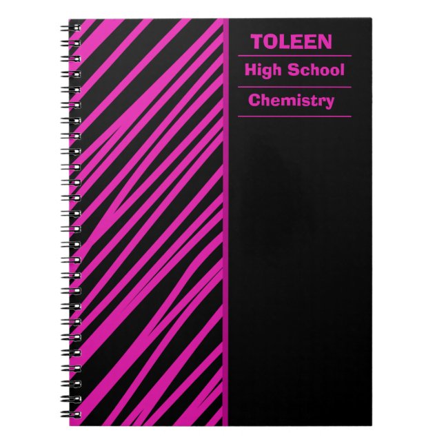 Personalized Colorful Pattern                  Notebook (Front)
