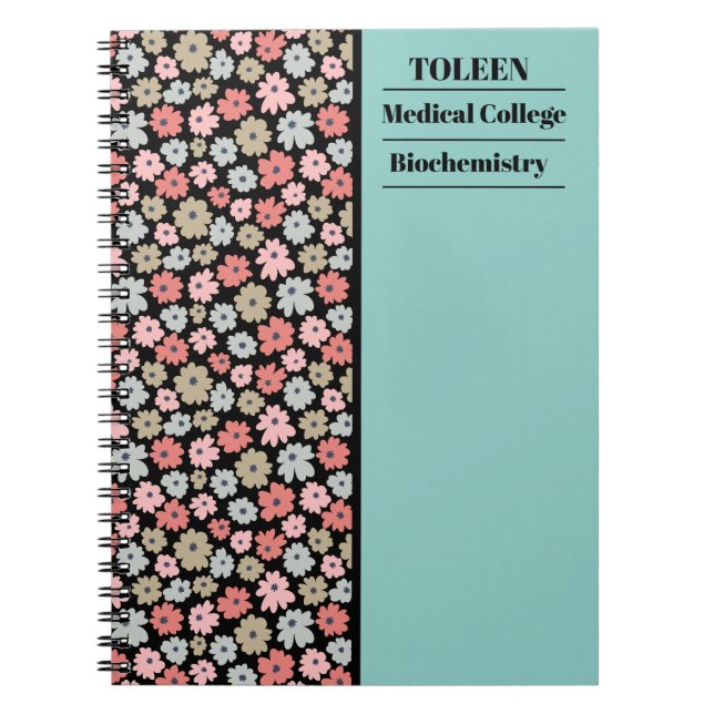 Personalized Colorful Pattern                  Notebook (Front)