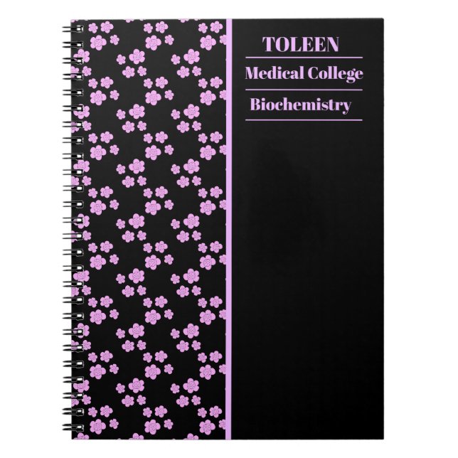 Personalized Colorful Pattern                  Notebook (Front)