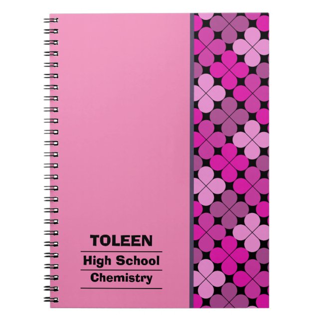 Personalized Colorful Pattern                  Notebook (Front)