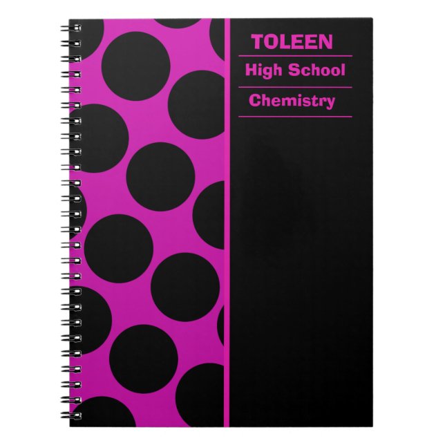 Personalized Colorful Pattern                  Notebook (Front)