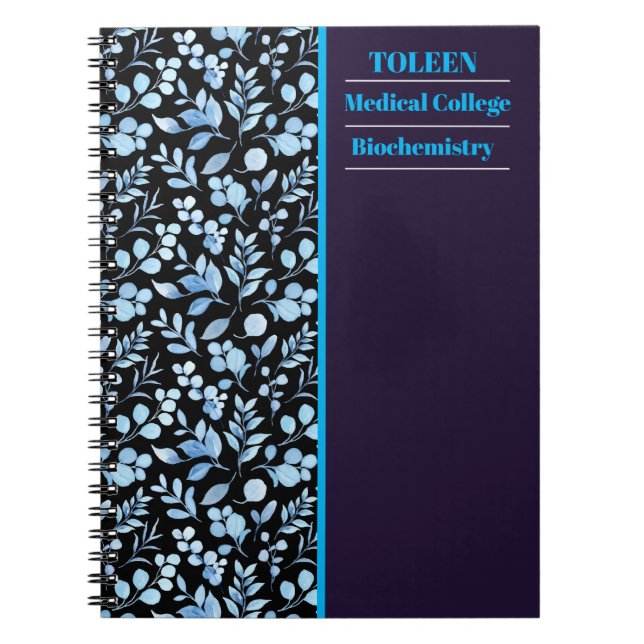 Personalized Colorful Pattern                  Notebook (Front)
