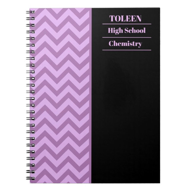 Personalized Colorful Pattern                  Notebook (Front)