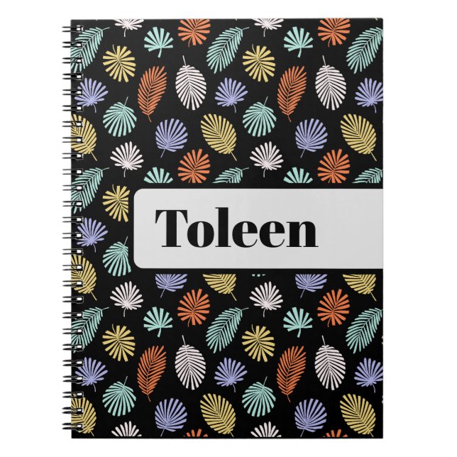 Personalized Colorful Pattern                  Notebook (Front)