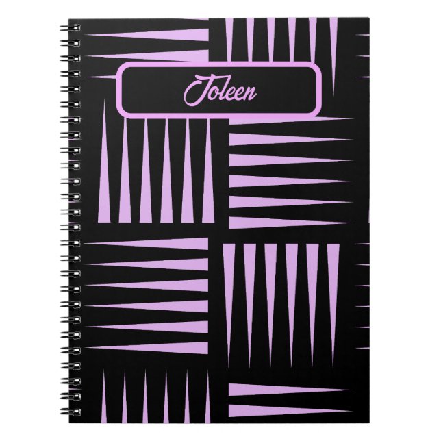 Personalized Colorful Pattern                  Notebook (Front)