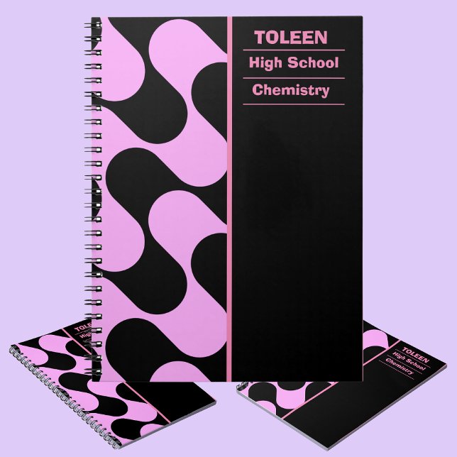 Personalized Colorful Pattern                  Notebook (Creator Uploaded)