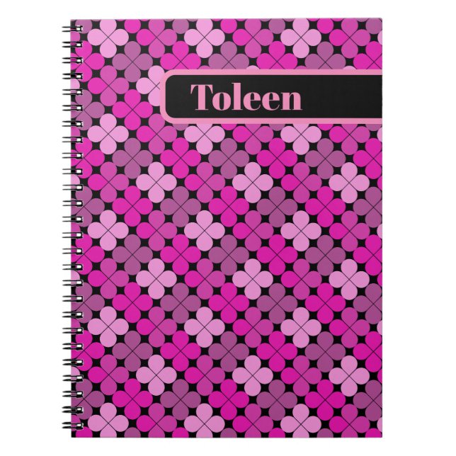 Personalized Colorful Pattern                  Notebook (Front)